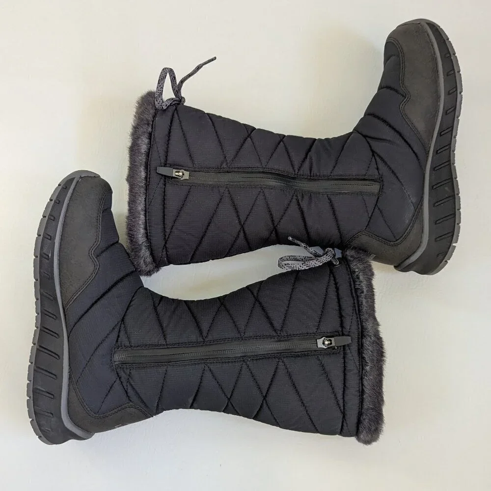 L.L.Bean Snowfield Women's Tall Quilted Boots Size 6